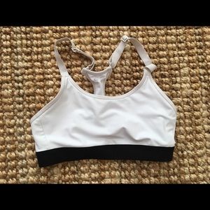 White Champion sports bra